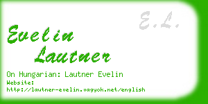 evelin lautner business card